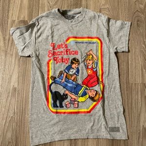 Let’s Sacrifice Toby Steven Rhodes spooky halloween shirt size small